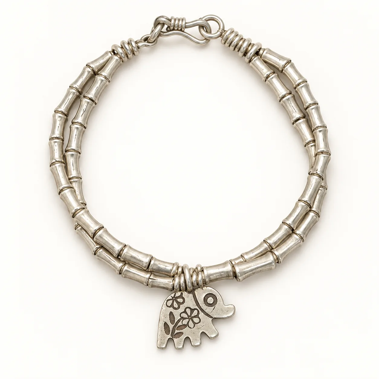 Elephant Double-Strand Bracelet detail 3