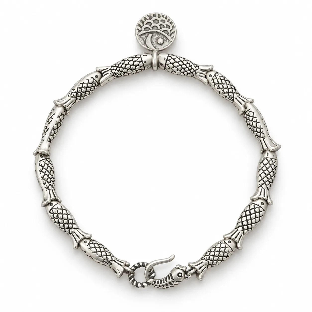 Vintage Lucky Fish Bracelet detail 6