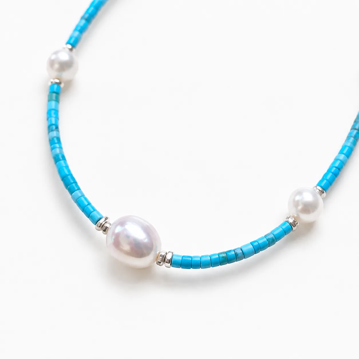 TIDELINE Turquoise Pearl Bracelet detail 8