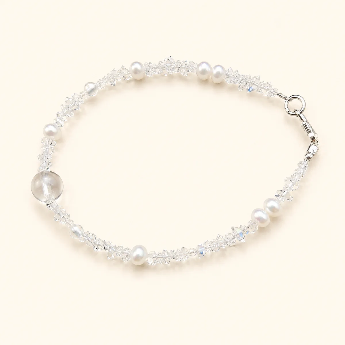 FROST SHARD Quartz & Pearl Bracelet product view