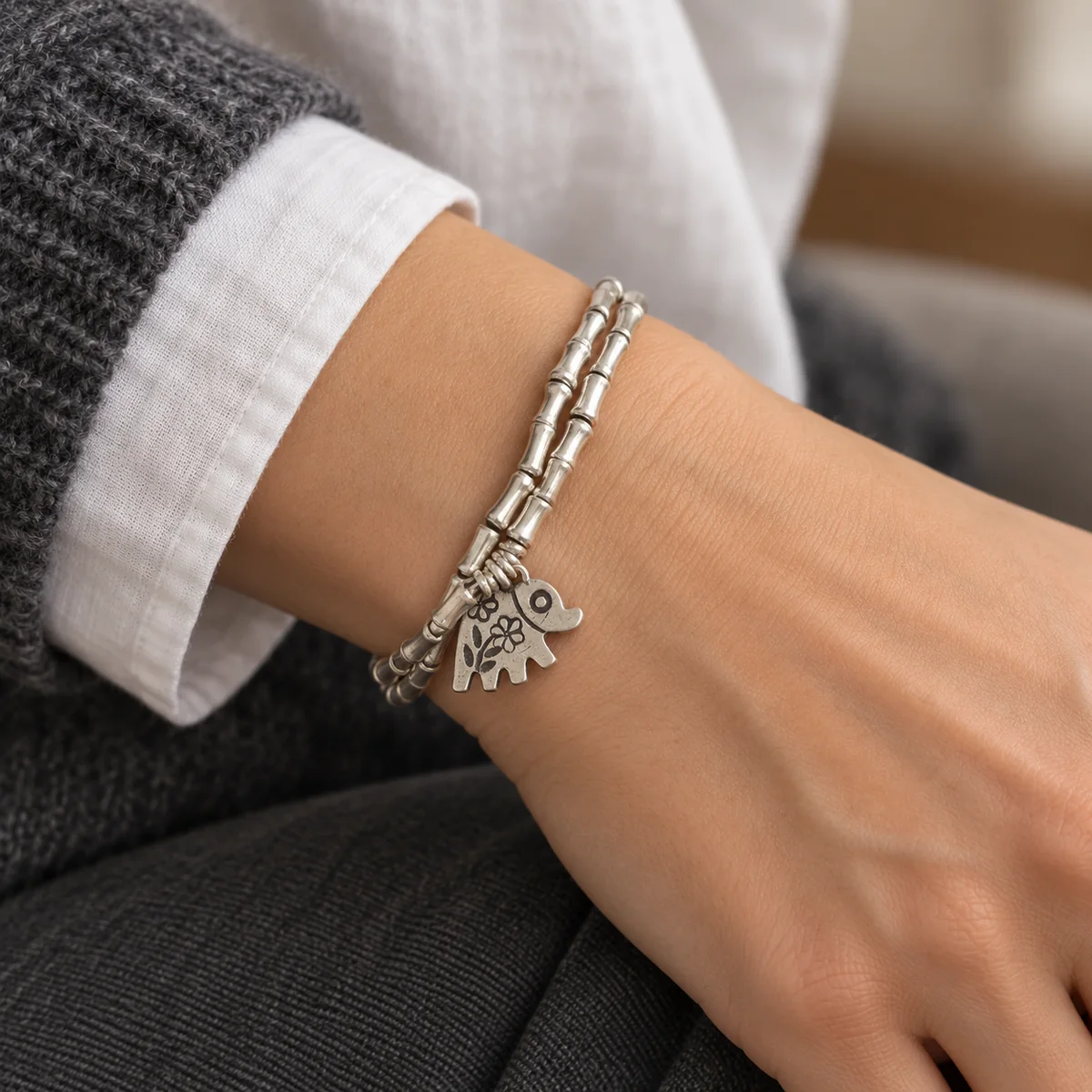 SLV-001 bracelet worn