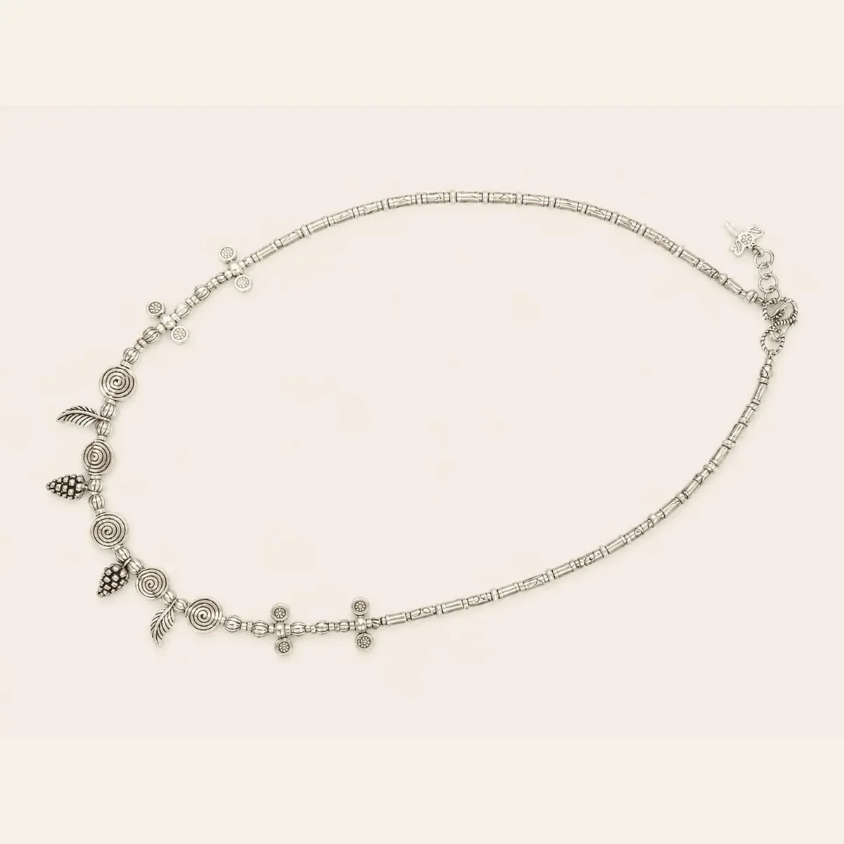 Nature-Inspired Sterling Silver Necklace product view
