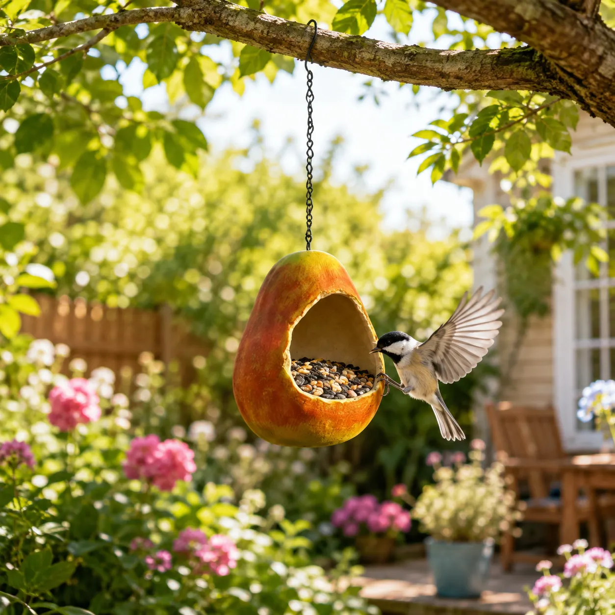 Pear Bird Feeder detail 2