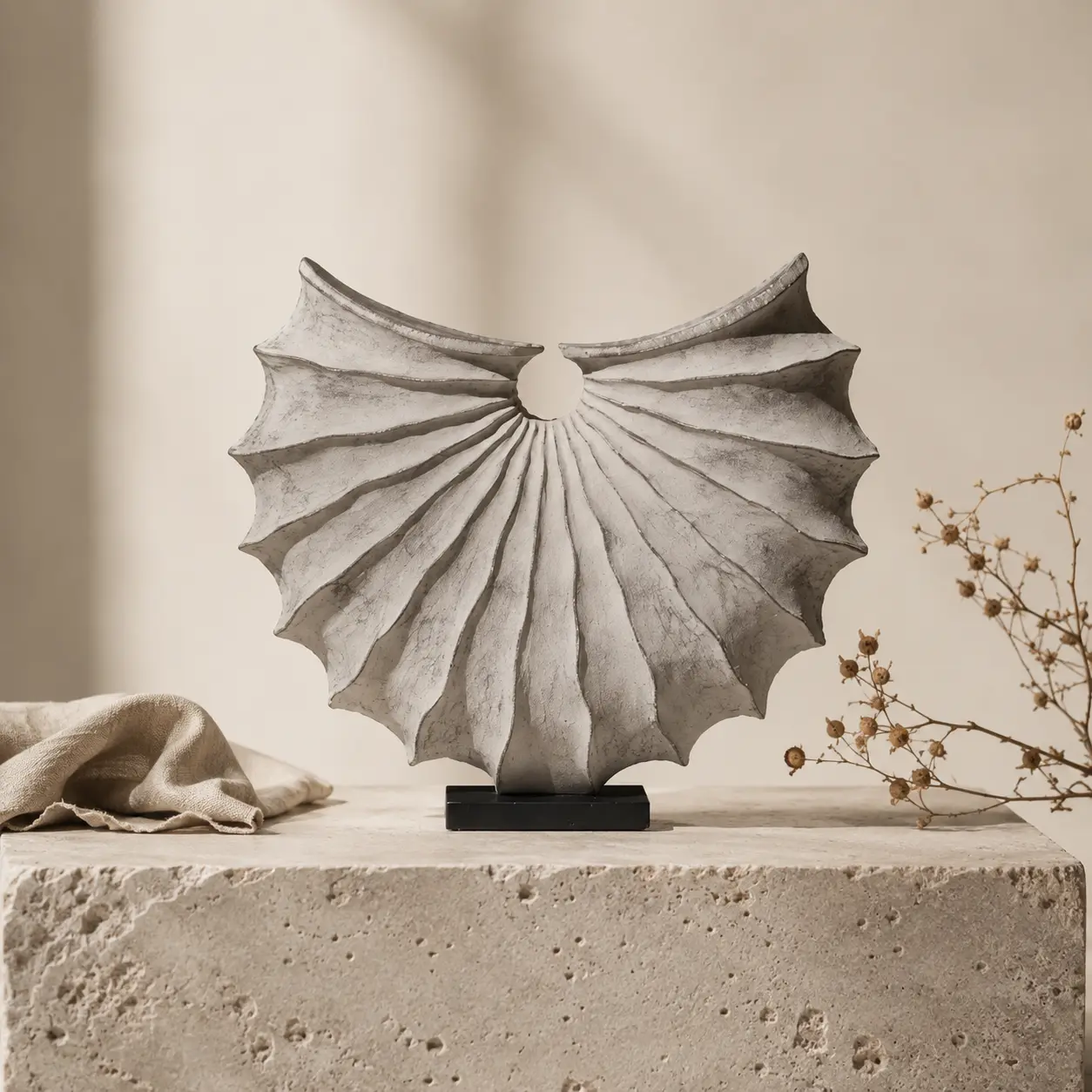Gathered Wind Resin Sculpture detail 5