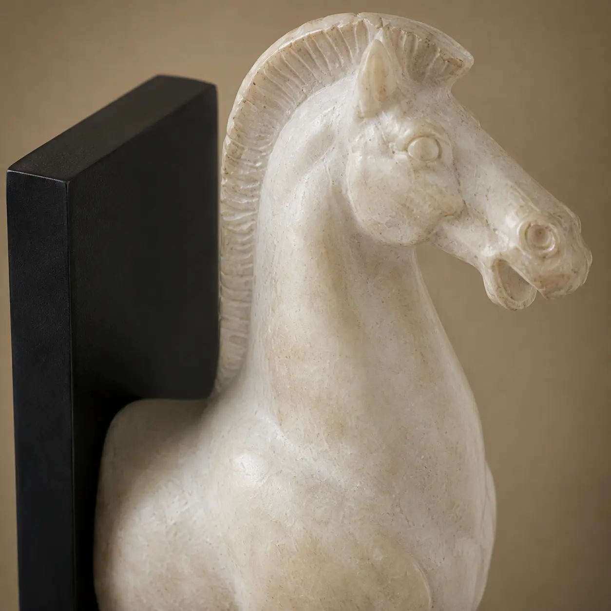Still Journey Horse Bookends detail 6