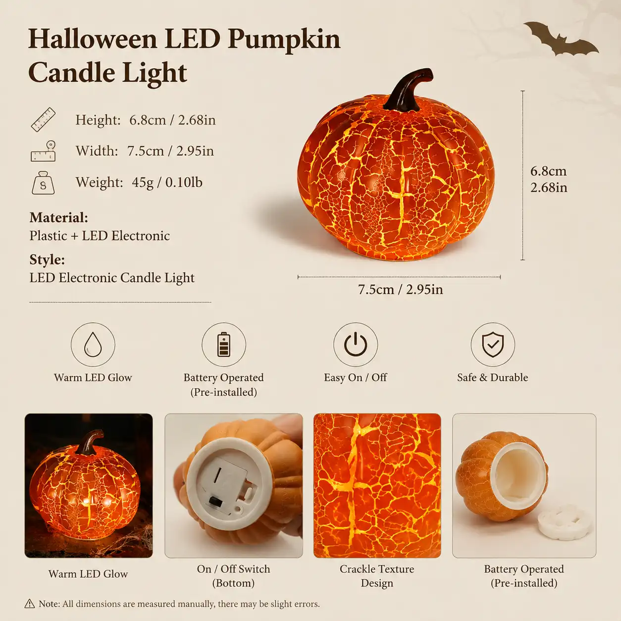 TRIJORA Halloween Glow Collection detail 5