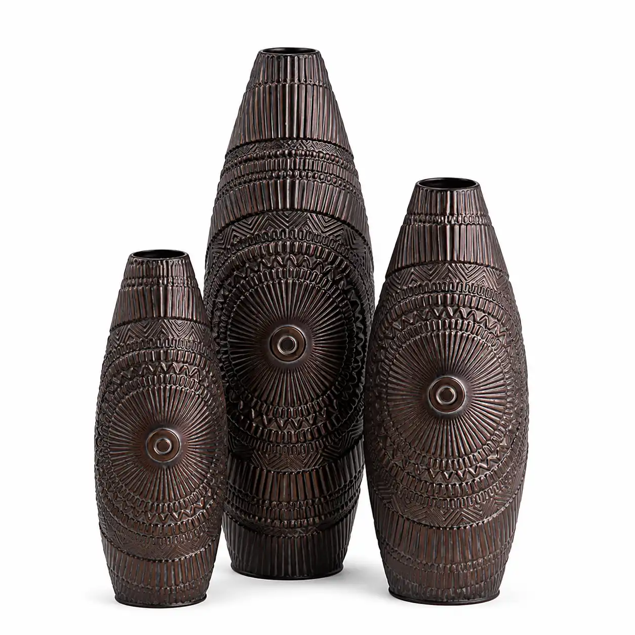 Desert Sun Vintage Iron Vase