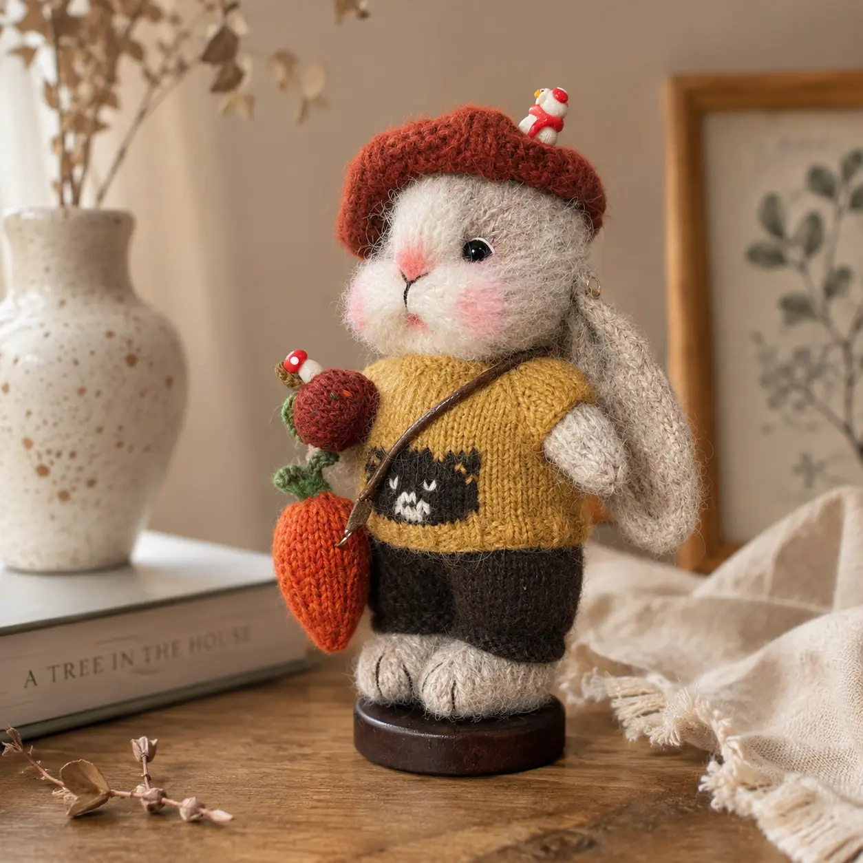 The Little Forest Traveler Bunny detail 3