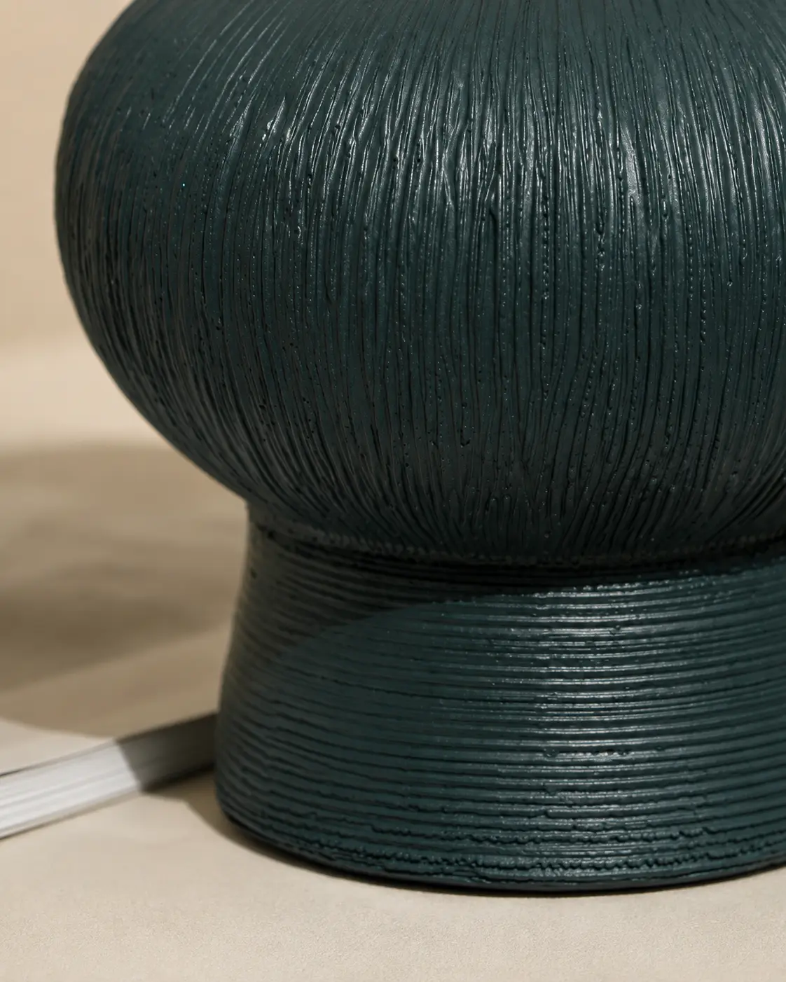 TRIJORA Textured Ceramic Vase Collection detail 6