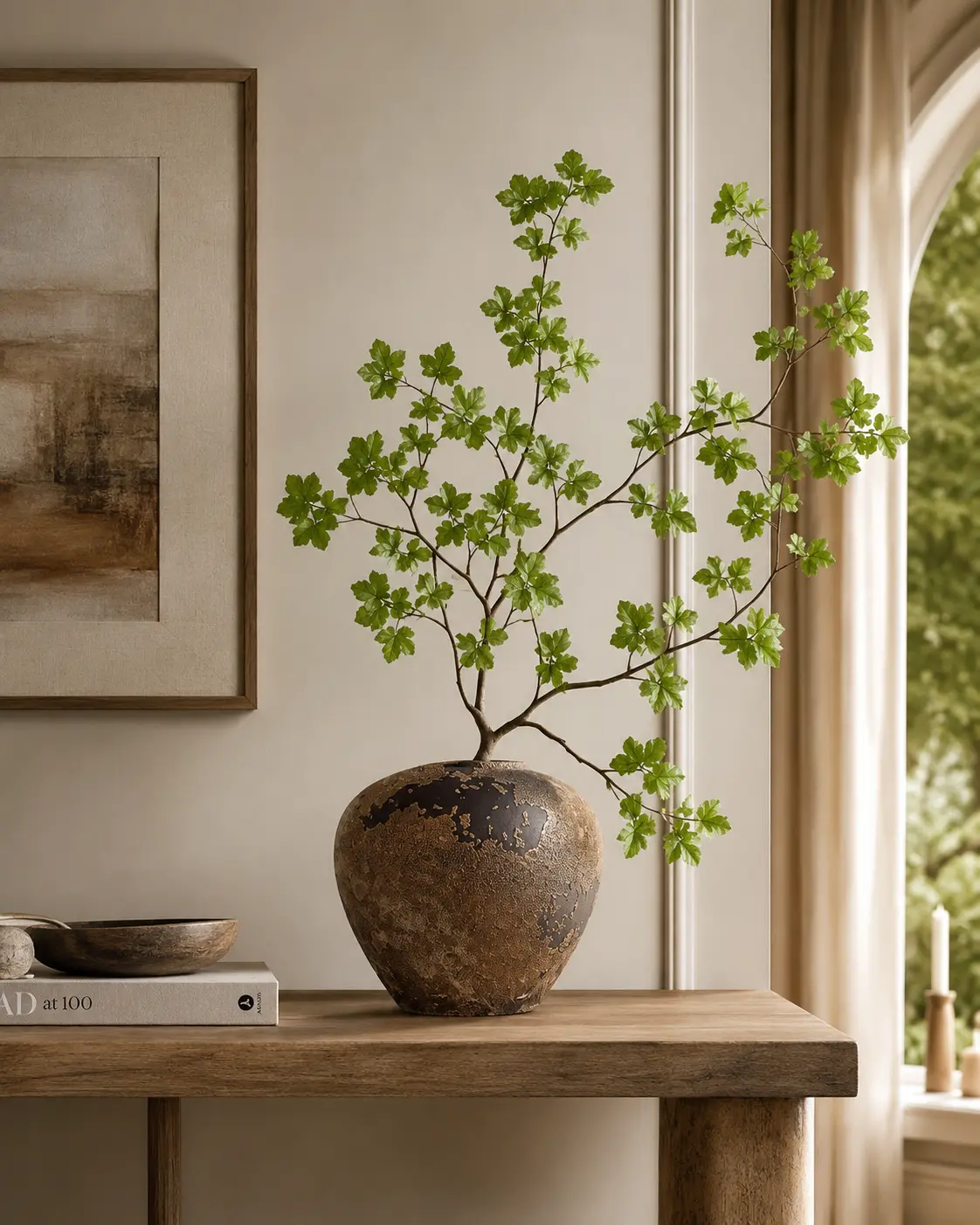 TRIJORA Wabi-Sabi Vintage Ceramic Vase Collection detail 4