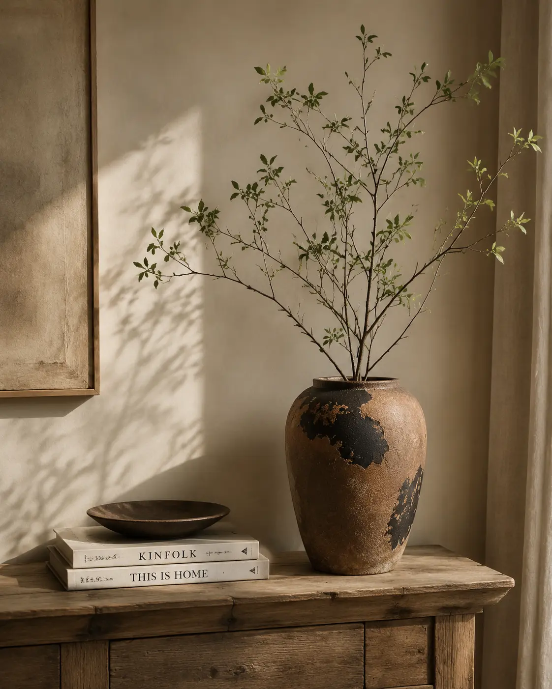 TRIJORA Wabi-Sabi Vintage Ceramic Vase Collection detail 5