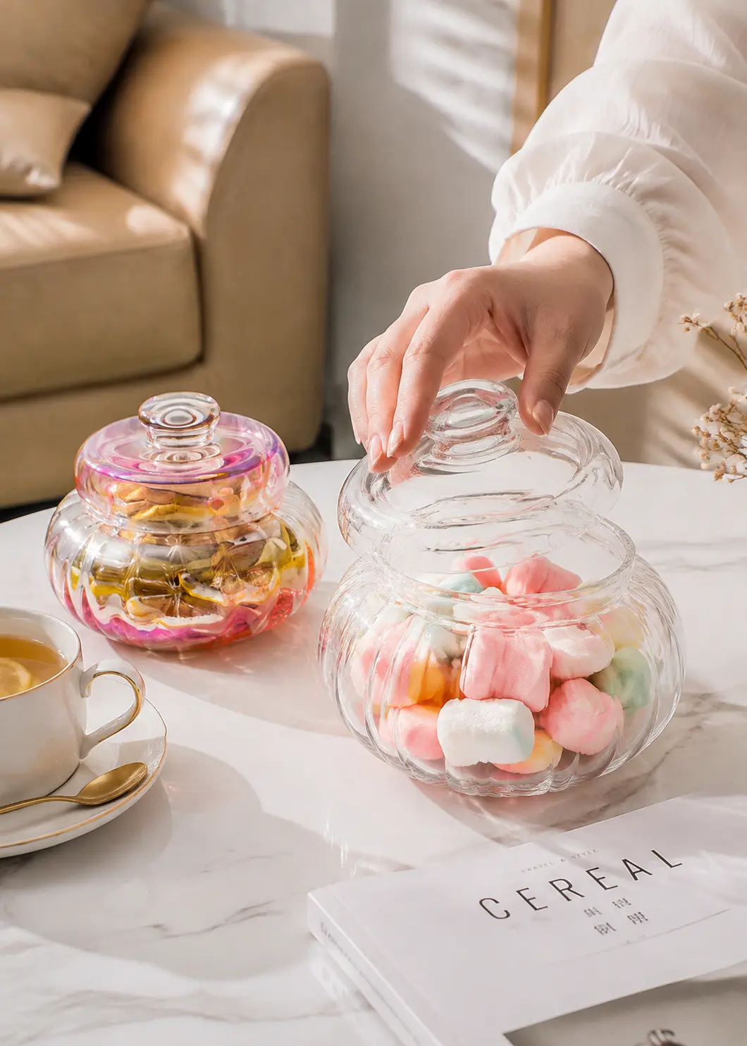 STILL LIGHT — Hand-Blown Glass Storage Jar Collection