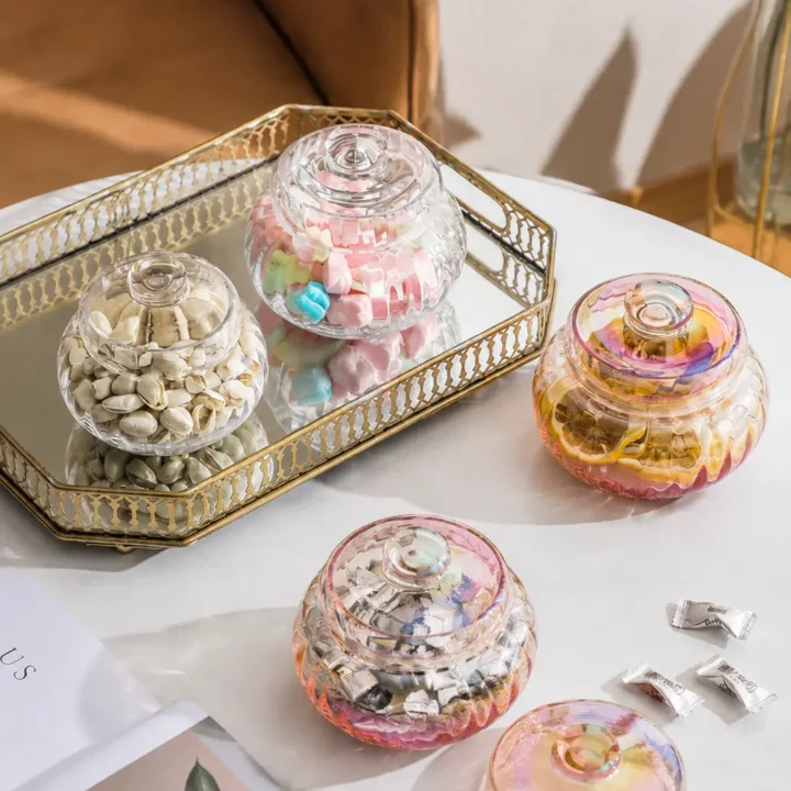 STILL LIGHT — Hand-Blown Glass Storage Jar Collection styled or worn view