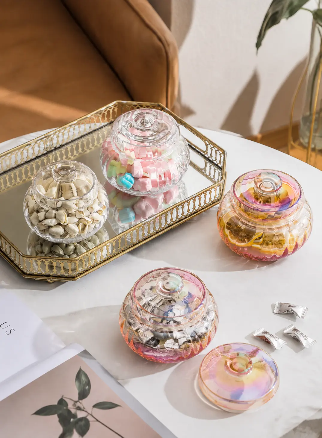 STILL LIGHT — Hand-Blown Glass Storage Jar Collection detail 2