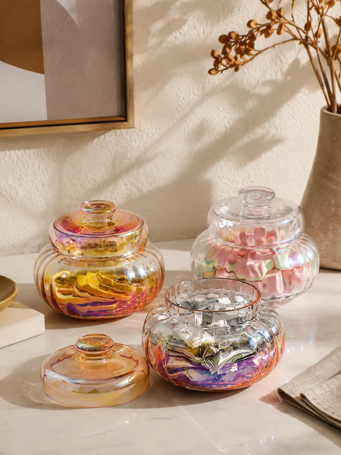 STILL LIGHT — Hand-Blown Glass Storage Jar Collection detail 3