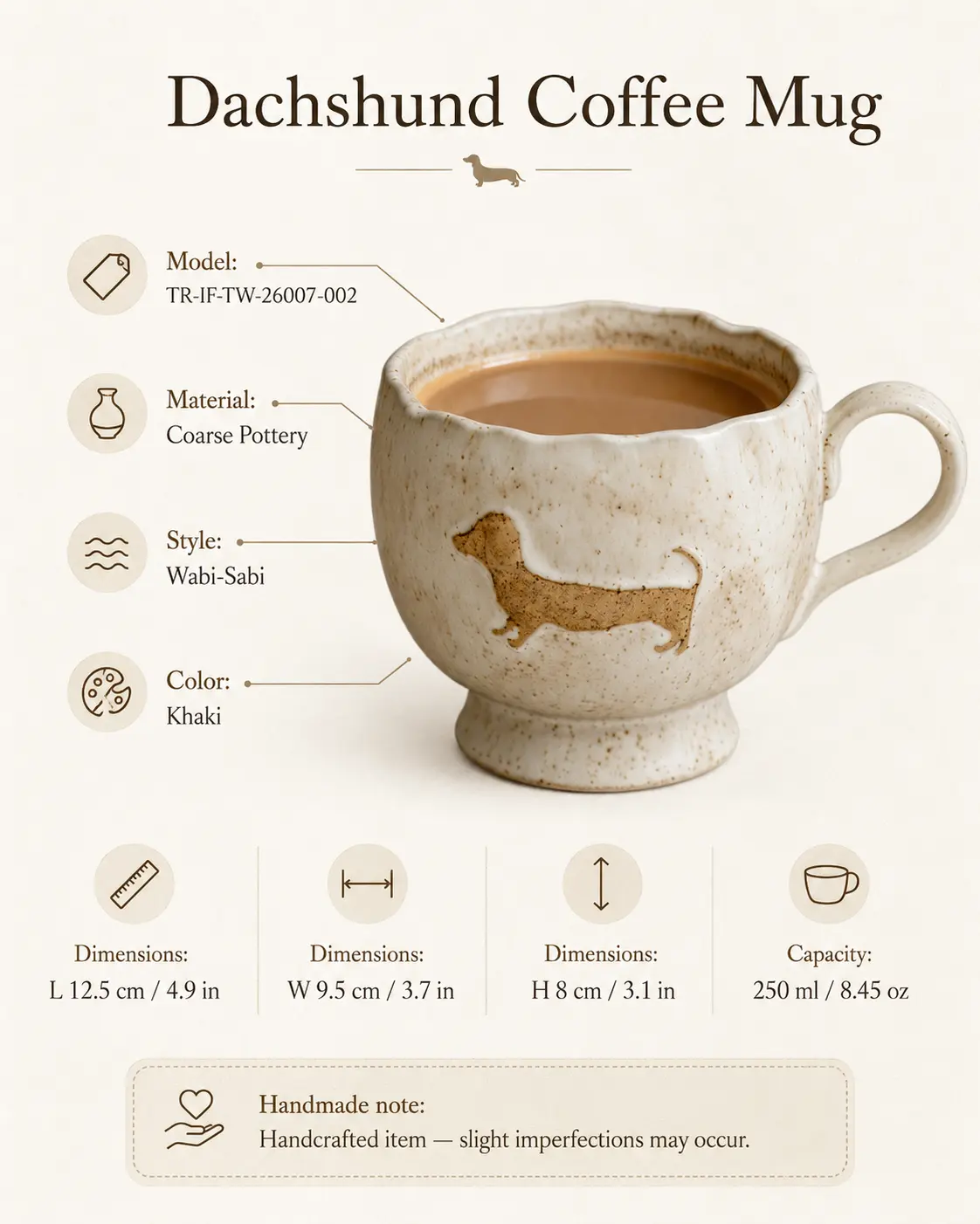 Dachshund Coffee Mug detail 7