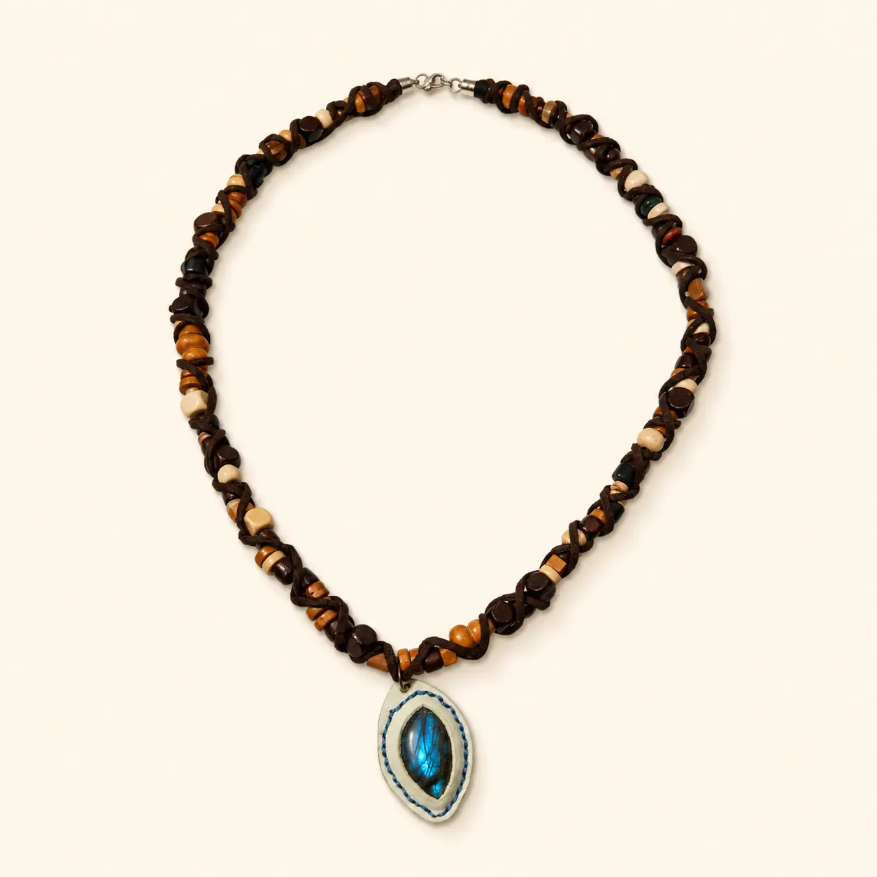 FOREST VALLEY STREAM Labradorite Necklace detail 9