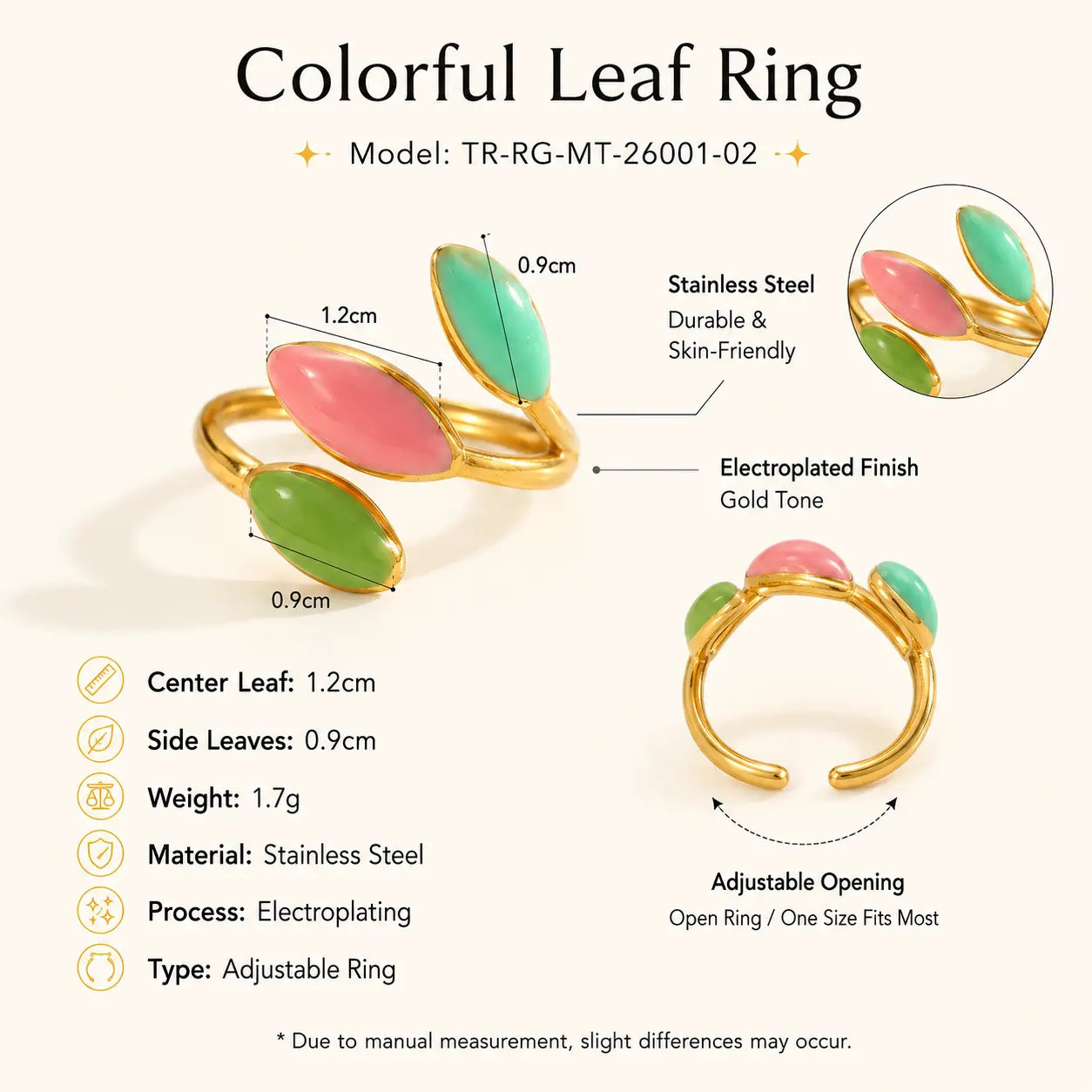 LITTLE JOYS Colorful Ring Collection detail 4