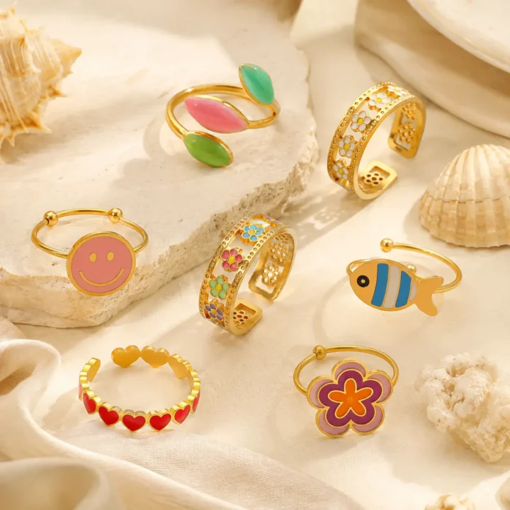LITTLE JOYS Colorful Ring Collection