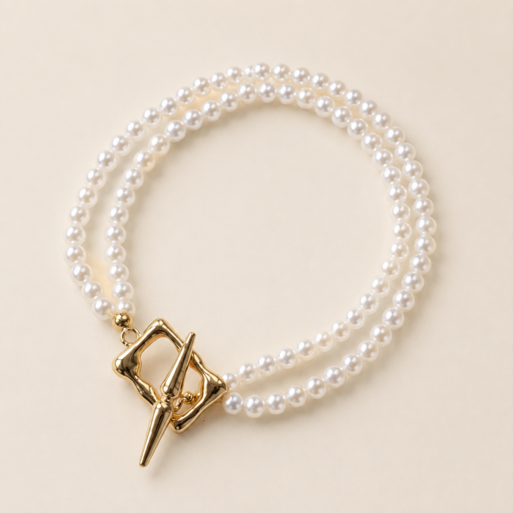 TIDE FRAME Pearl Bracelet