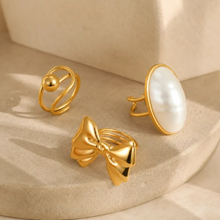 GILDED FORMS — Sculptural Ring Collection