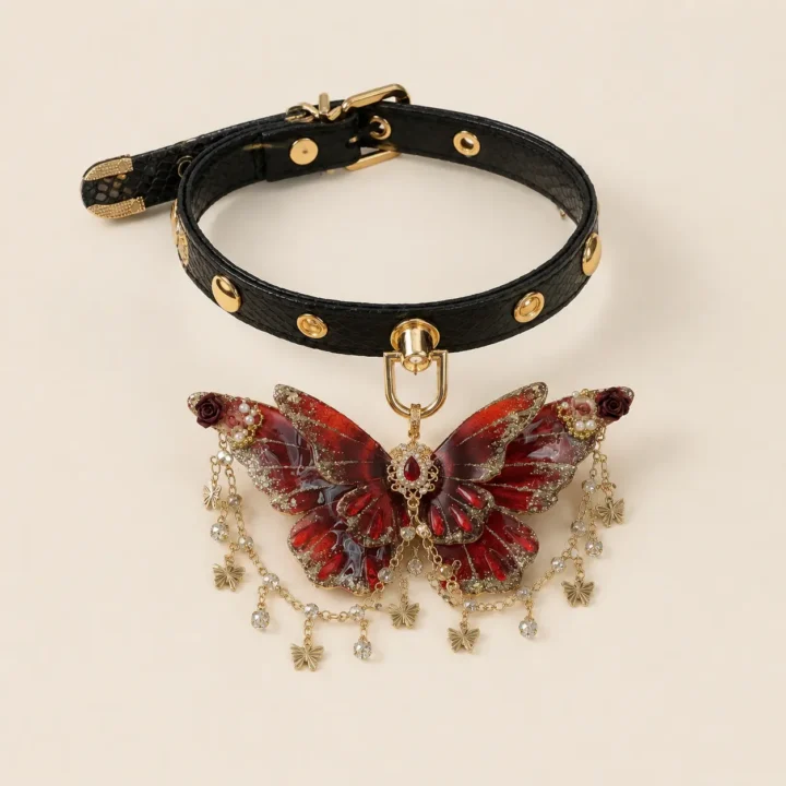 Butterfly Choker Necklace