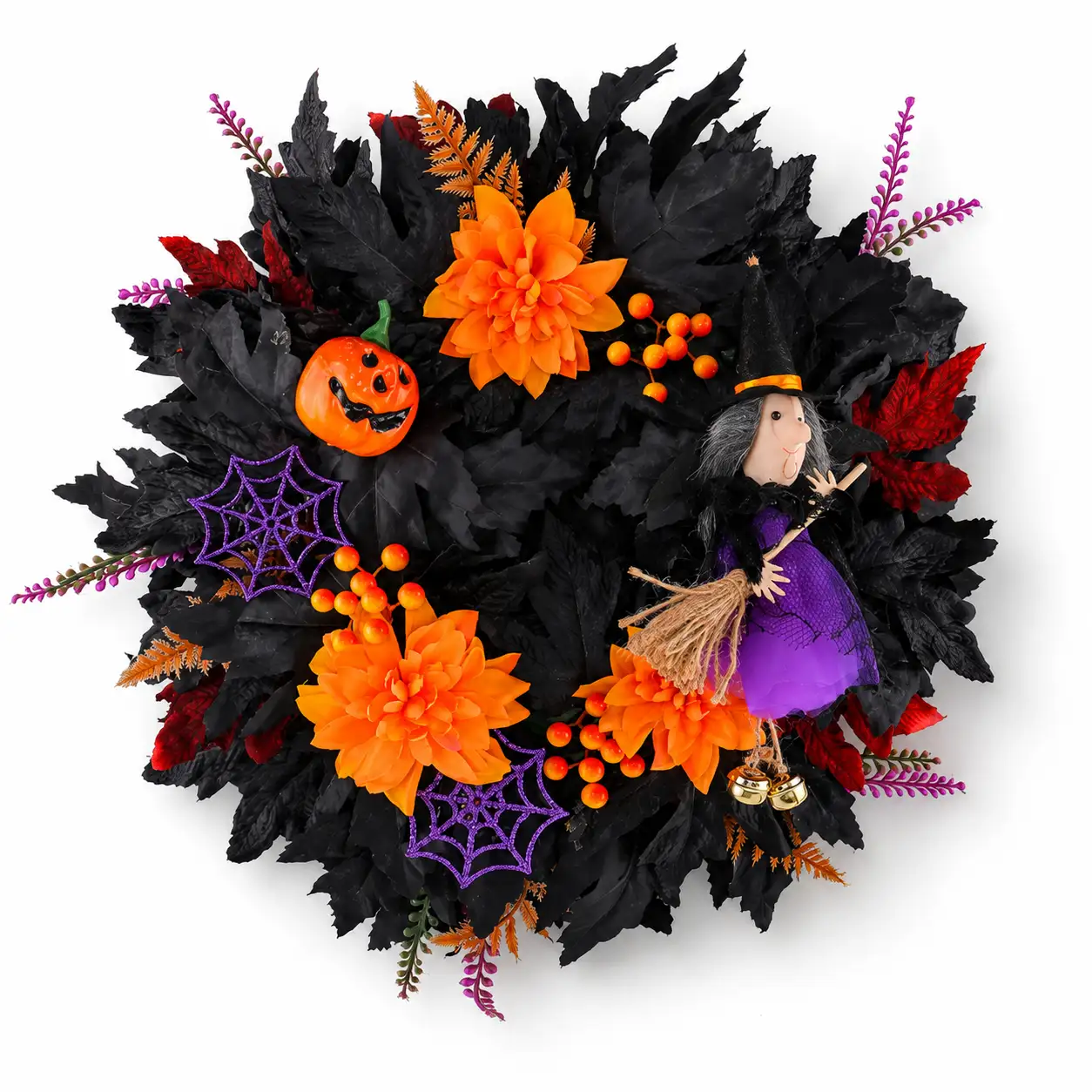 Witch’s Harvest — Halloween Wreath
