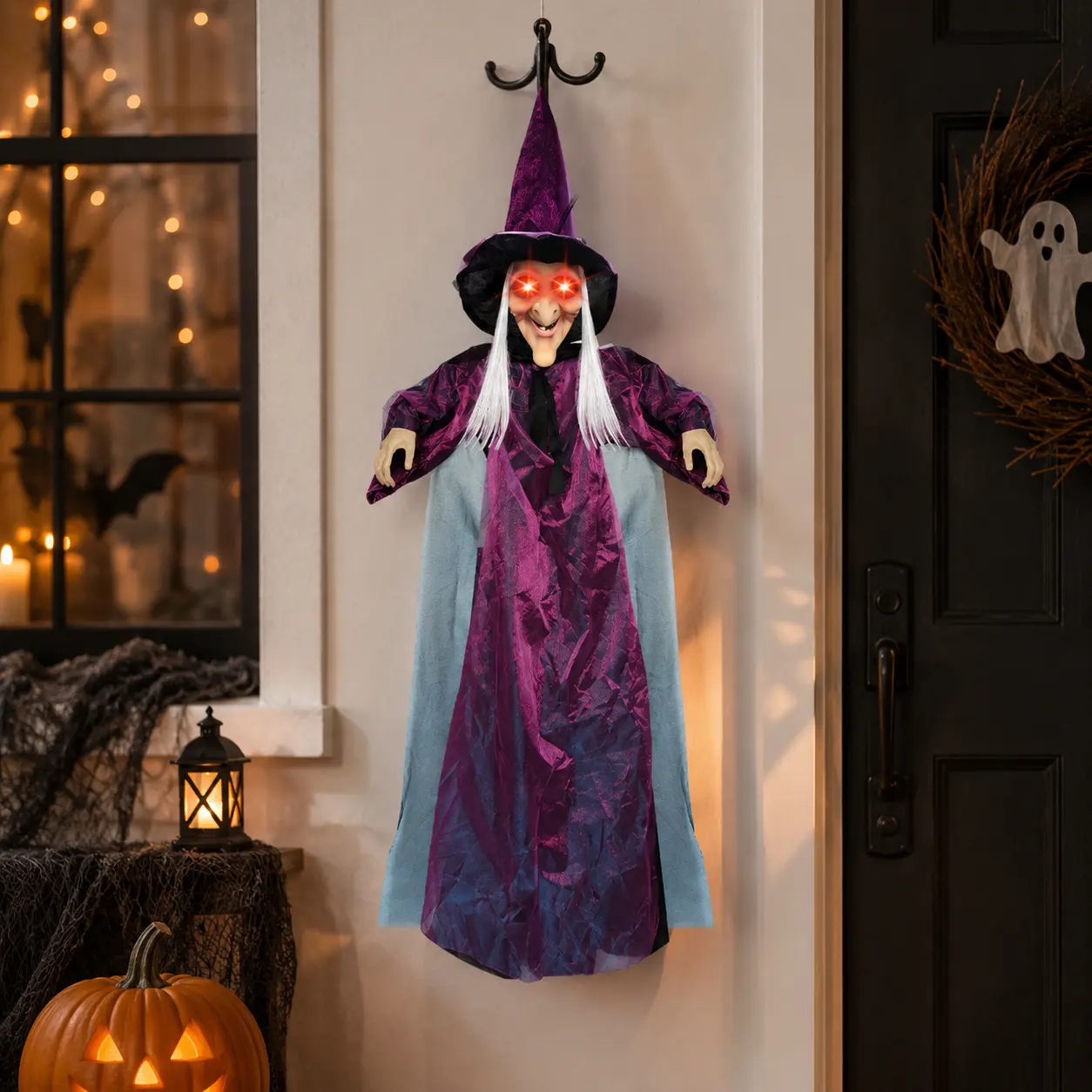 The Hanging Witch — Sound-Activated Halloween Decor detail 3
