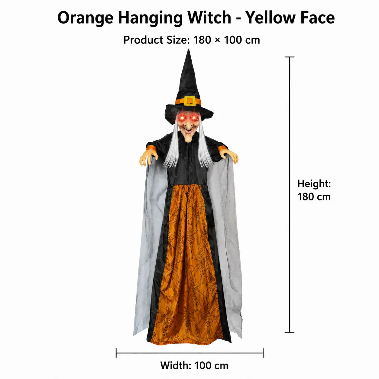 The Hanging Witch — Sound-Activated Halloween Decor detail 11