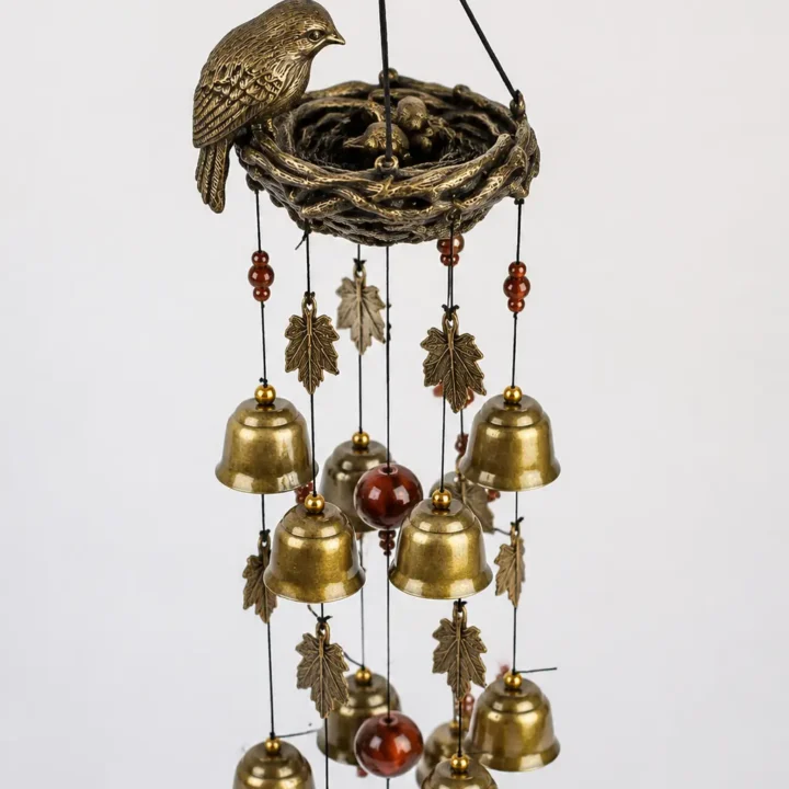 Vintage Bird Nest Wind Chime