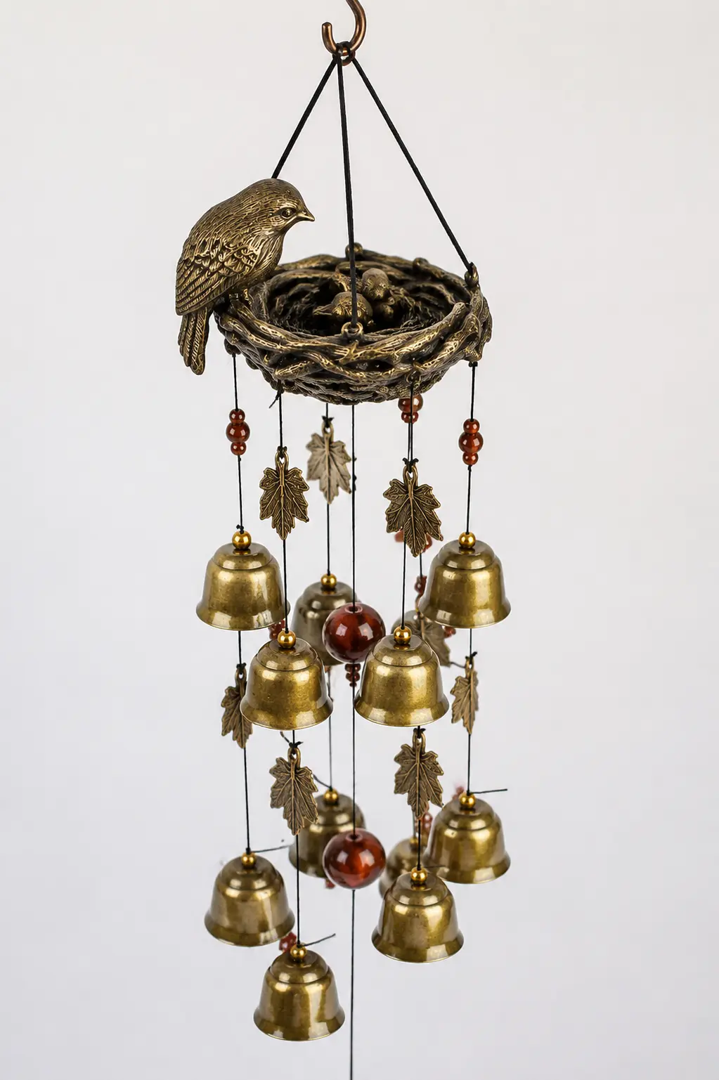 Vintage Bird Nest Wind Chime