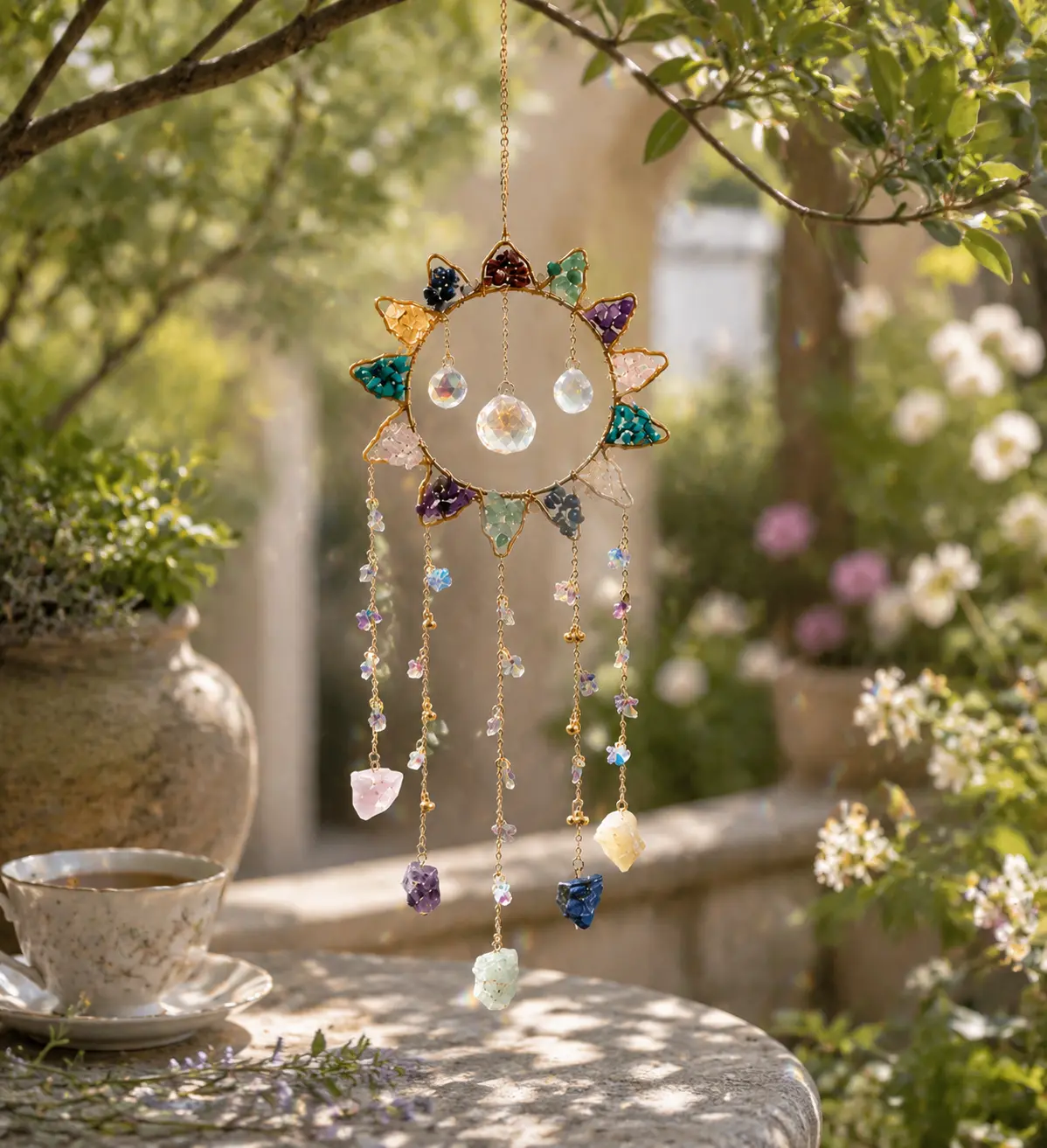 GARDEN OF LIGHT Crystal Sun Catcher detail 3