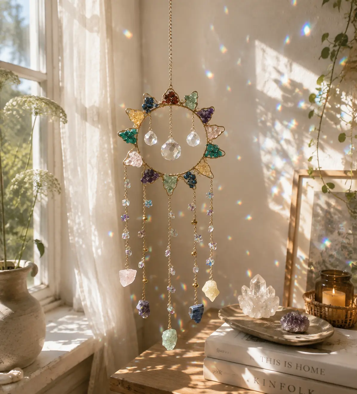 GARDEN OF LIGHT Crystal Sun Catcher detail 2