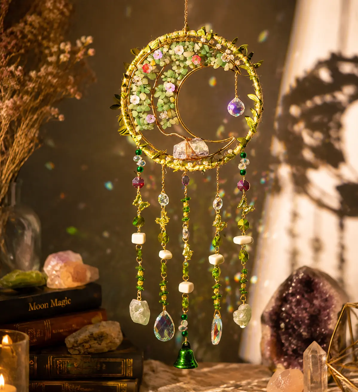 MOON GARDEN Crystal Sun Catcher detail 6