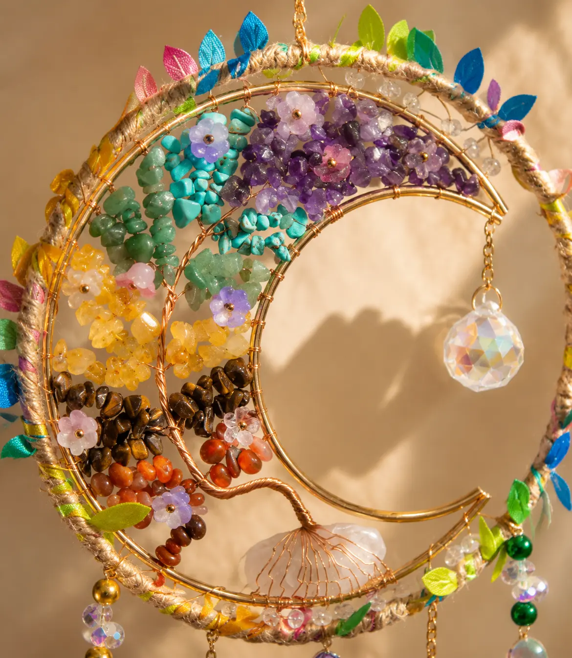 MOON GARDEN Crystal Sun Catcher detail 7