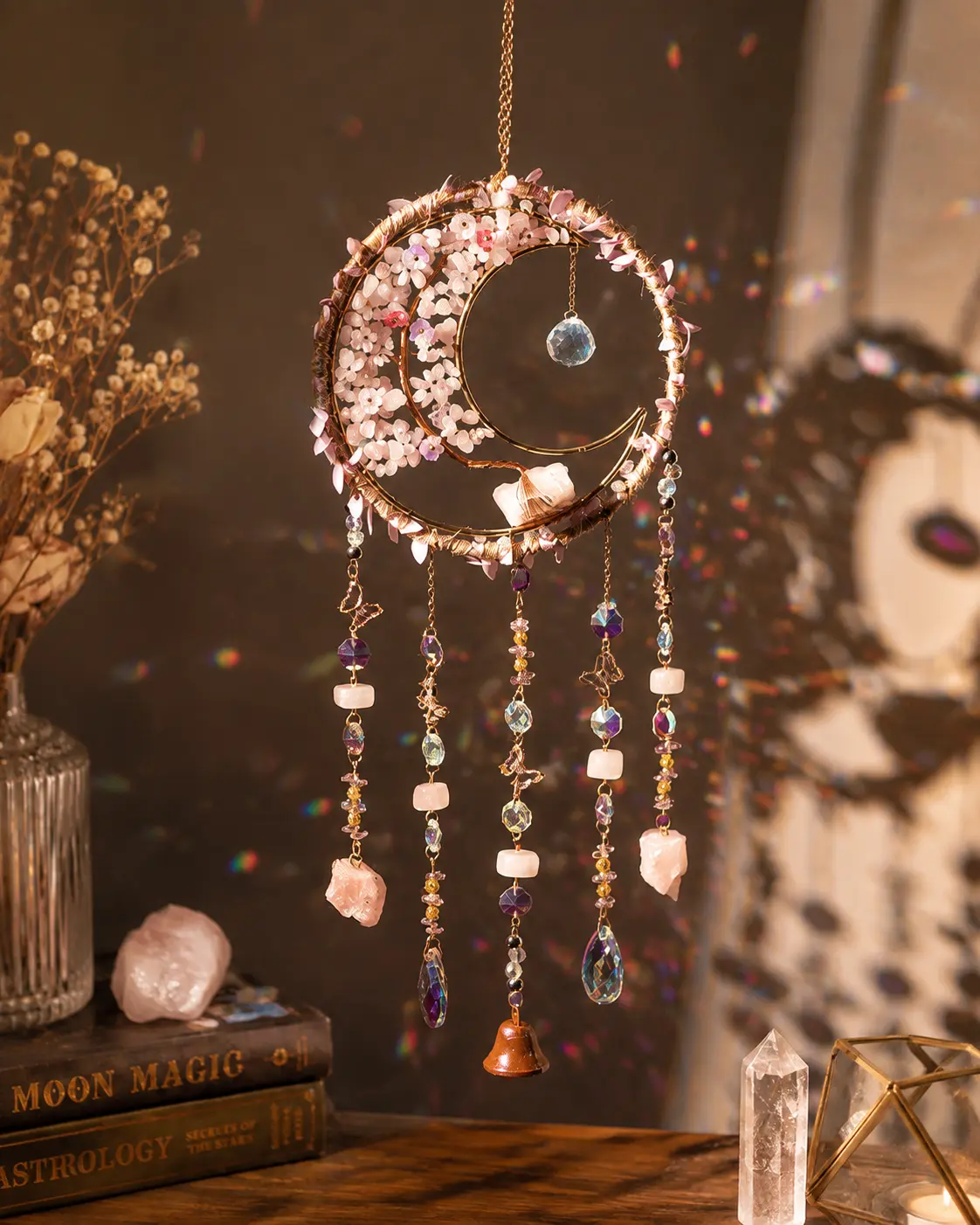 MOON GARDEN Crystal Sun Catcher detail 5
