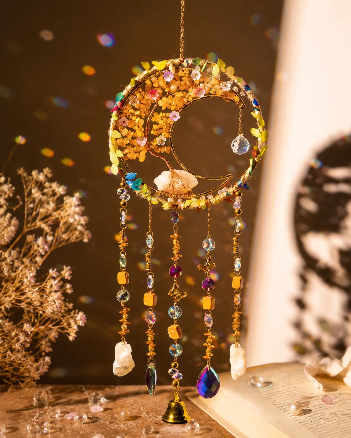 MOON GARDEN Crystal Sun Catcher detail 4